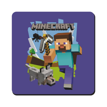 Minecraft Alex, Τετράγωνο μαγνητάκι ξύλινο 9x9cm