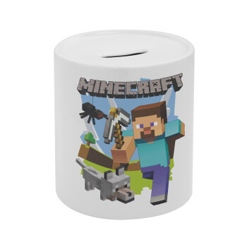 Minecraft Alex, Κουμπαράς πορσελάνης με τάπα