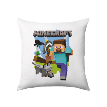 Minecraft Alex, Sofa cushion 40x40cm includes filling