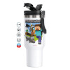 Mega Stainless steel Tumbler with lid, double wall 1,2L