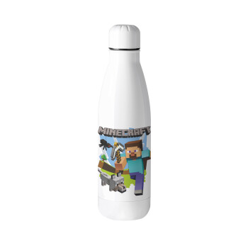 Minecraft Alex and friends, Metal mug thermos (Stainless steel), 500ml