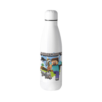 Minecraft Alex, Metal mug thermos (Stainless steel), 500ml