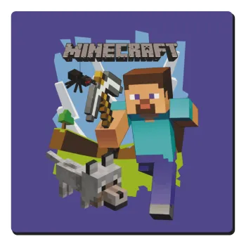Minecraft Alex, Τετράγωνο μαγνητάκι ξύλινο 6x6cm
