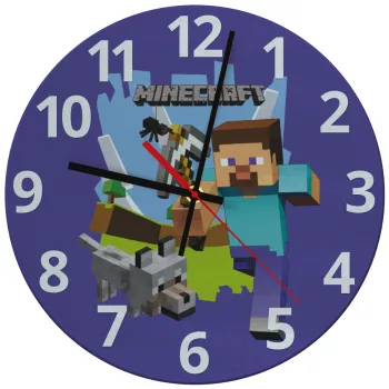 Minecraft Alex, Ρολόι τοίχου γυάλινο (30cm)