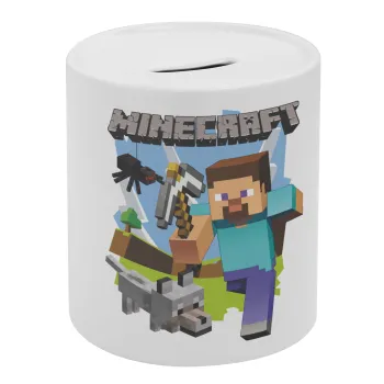 Minecraft Alex, Κουμπαράς πορσελάνης με τάπα