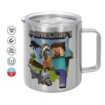 Minecraft Alex, Mug Stainless steel double wall 300ml