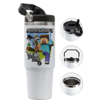 Minecraft Alex, 30oz stainless Steel Tumbler with Handle