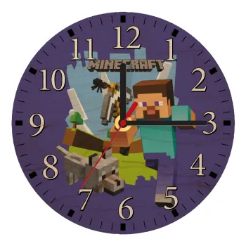 Minecraft Alex, Ρολόι τοίχου ξύλινο plywood (20cm)