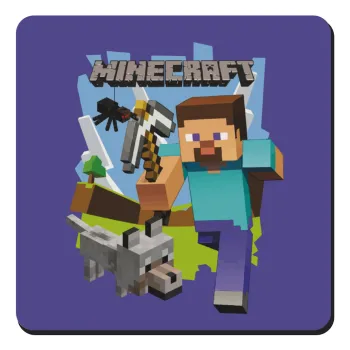 Minecraft Alex, Τετράγωνο μαγνητάκι ξύλινο 9x9cm