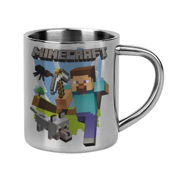Minecraft Alex, Mug Stainless steel double wall 300ml