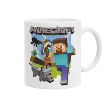 Minecraft Alex, Ceramic coffee mug, 330ml