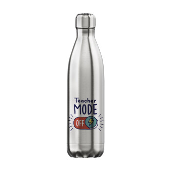 Teacher mode, Μεταλλικό παγούρι θερμός Inox (Stainless steel), διπλού τοιχώματος, 750ml