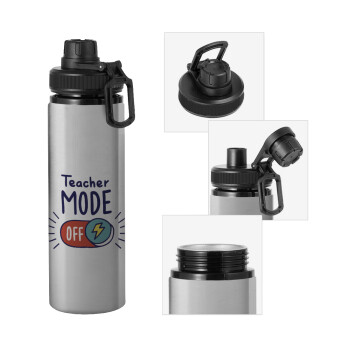 Teacher mode, Μεταλλικό παγούρι νερού με καπάκι ασφαλείας, αλουμινίου 850ml