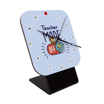 Teacher mode, Επιτραπέζιο ρολόι ξύλινο με δείκτες (10cm)