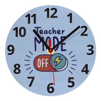 Teacher mode, Ρολόι τοίχου γυάλινο (20cm)