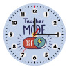 Teacher mode, Wooden wall clock (20cm)