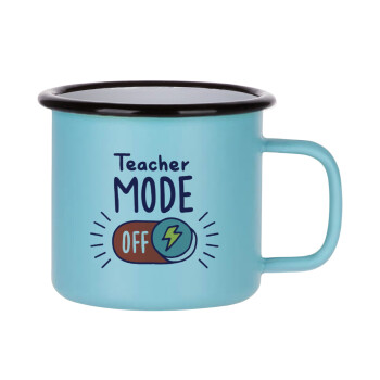 Teacher mode, Κούπα Μεταλλική εμαγιέ ΜΑΤ σιέλ 360ml