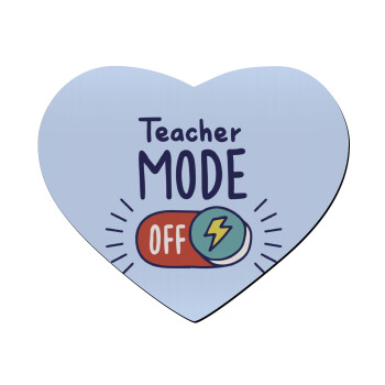 Teacher mode, Mousepad καρδιά 23x20cm