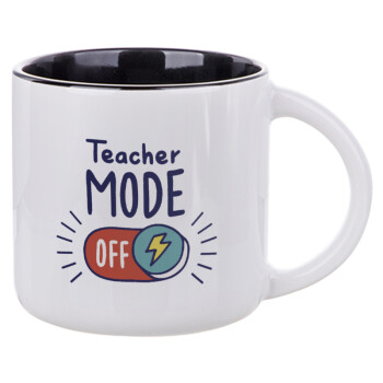 Teacher mode, Κούπα κεραμική 400ml Λευκή/Μαύρη