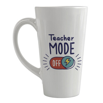 Teacher mode, Κούπα κωνική Latte Μεγάλη, κεραμική, 450ml