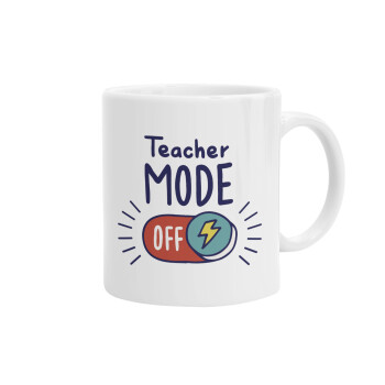 Teacher mode, Ceramic coffee mug, 330ml (1pcs)