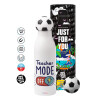 Soccer Metal mug thermos, double wall, 550ml