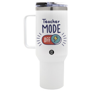 Teacher mode, Mega Stainless steel Tumbler with lid, double wall 1,2L