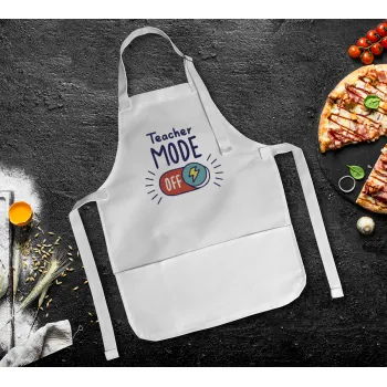 Teacher mode, Ποδιά Σεφ Ολόσωμη Παιδική (με ρυθμιστικά και 2 τσέπες)