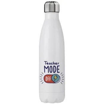 Teacher mode, Μεταλλικό παγούρι θερμός (Stainless steel), διπλού τοιχώματος, 750ml