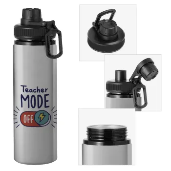Teacher mode, Metallic water bottle with safety cap, 850ml aluminum