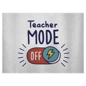 Teacher mode, Επιφάνεια κοπής γυάλινη (38x28cm)