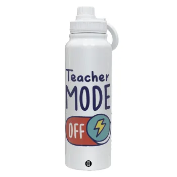 Teacher mode, Θερμός 1L Ανοξείδωτο με Βάση Κινητού & Διπλά Τοιχώματα