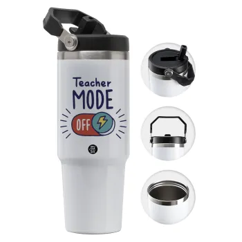 Teacher mode, 30oz stainless Steel Tumbler with Handle