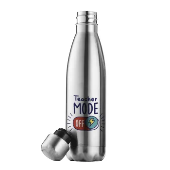 Teacher mode, Inox (Stainless steel) double-walled metal mug, 500ml