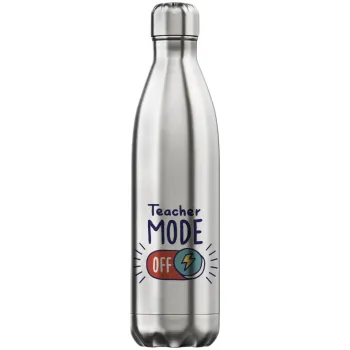 Teacher mode, Inox (Stainless steel) hot metal mug, double wall, 750ml