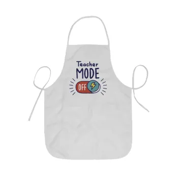 Teacher mode, Ποδιά Σεφ ολόσωμη κοντή  Παιδική (44x62cm)