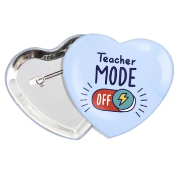 Teacher mode, Κονκάρδα παραμάνα καρδιά (57x52mm)