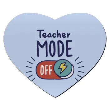 Teacher mode, Mousepad καρδιά 23x20cm