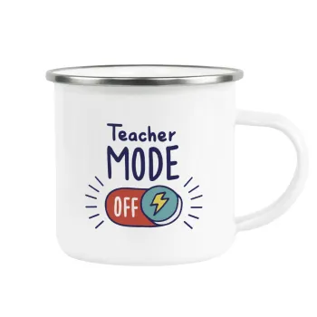 Teacher mode, Metallic enamel cup white 360ml