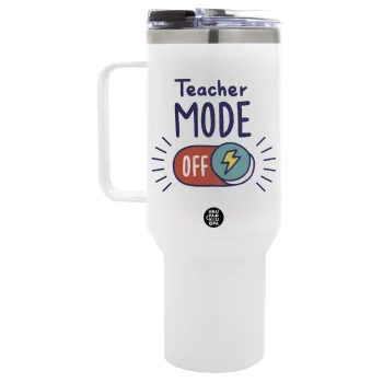 Teacher mode, Mega Tumbler με καπάκι, διπλού τοιχώματος (θερμό) 1,2L