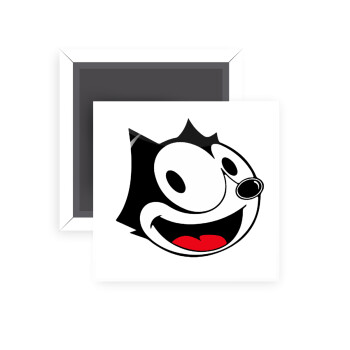 Felix the cat, Μαγνητάκι ψυγείου τετράγωνο διάστασης 5x5cm