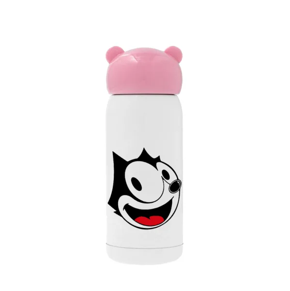 Felix the cat — Ροζ ανοξείδωτο παγούρι θερμό (Stainless steel), 320ml