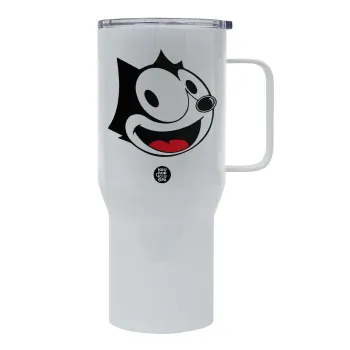 Felix the cat, Mega Stainless steel Tumbler with lid, double wall 750L