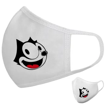 Felix the cat, Μάσκα υφασμάτινη υψηλής άνεσης παιδική (Δώρο πλαστική θήκη)