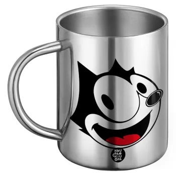Felix the cat, BIG Mug Stainless steel double wall (450ml)