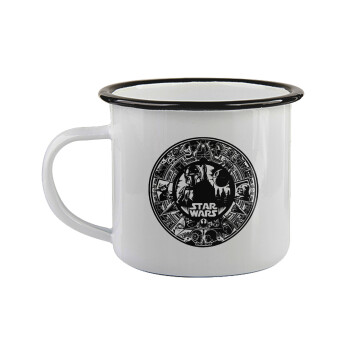 Star Wars Disk, Κούπα εμαγιέ με μαύρο χείλος 360ml