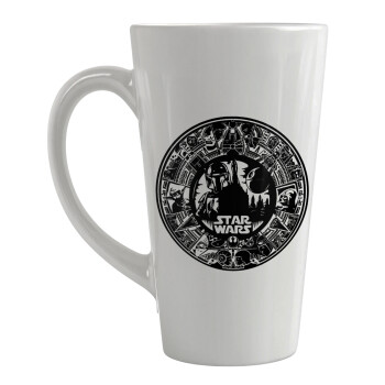 Star Wars Disk, Κούπα κωνική Latte Μεγάλη, κεραμική, 450ml