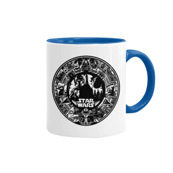 Star Wars Disk, Mug colored blue, ceramic, 330ml