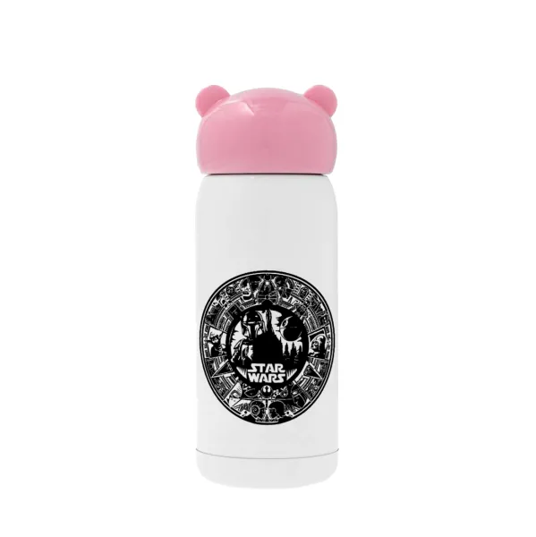 Star Wars Disk — Ροζ ανοξείδωτο παγούρι θερμό (Stainless steel), 320ml