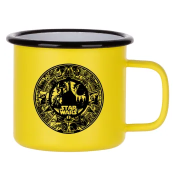 Star Wars Disk, Metallic enamel MATT Yellow cup 360ml